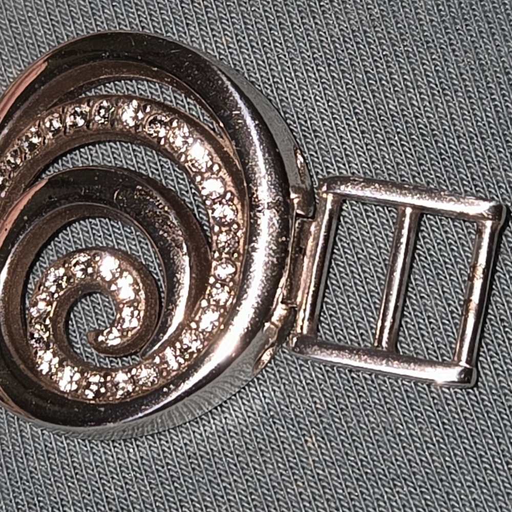 Brighton bracelet Spiral Swirl With Rhinestone Crystals - Picture 4 of 6